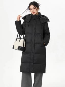 Y2K Korean Style Women Long Faux Fur Collar Parkas 2026 Winter Warm Thicken Cotton Padded Overcoat Fashion Casual Jackets