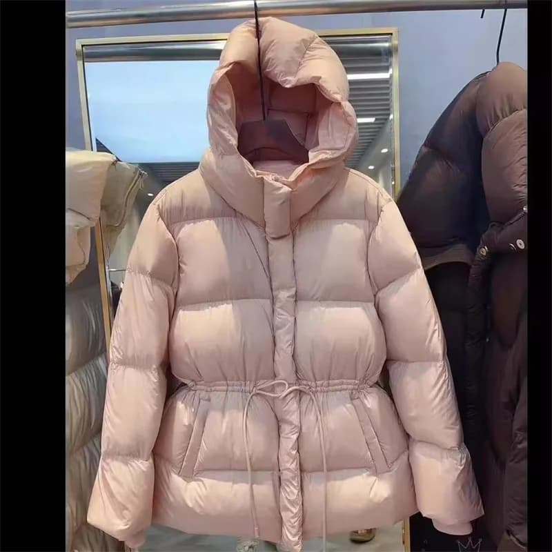 Autumn Winter Fashion Parkas Women Casual Loose Hooded Cardigan Long Sleeved Cotton Padded Jacket Female Parka Outwear Overcoat