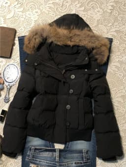 Winter 2026 Korean Style Women Faux Fur Collar Hooded Coat Warm Cotton Padded Jacket Y2K Vintage Casual Parka Outerwear Tops