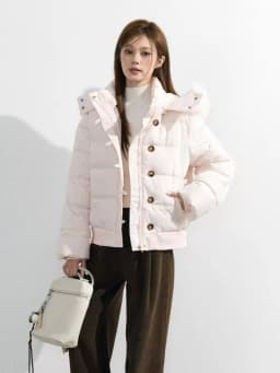 2026 Women Winter Faux Fur Collar Parka Korean Fashion Warm Cotton Padded Jacket Y2K Vintage Casual Streetwear Outerwear Coat