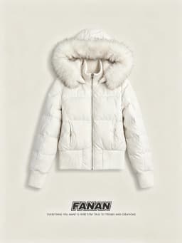 Casual Outerwear Women Korean Fashion Cotton‑padded Jacket Harajuku Faux Fur Collar Parkas Coats Y2K American Vintage Hooded