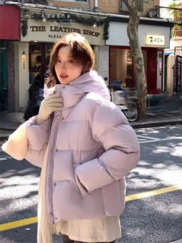 2026 Women Faux Fur Collar Jacket Winter Warm Cotton Padded Parka Y2K Casual Vintage Outerwear Coat Thickened Fashion