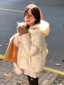 2026 Women Faux Fur Collar Jacket Winter Warm Cotton Padded Parka Y2K Casual Vintage Outerwear Coat Thickened Fashion