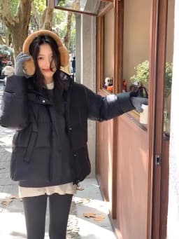2026 Women Faux Fur Collar Jacket Winter Warm Cotton Padded Parka Y2K Casual Vintage Outerwear Coat Thickened Fashion