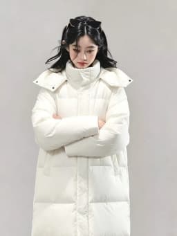 Winter Warm Korean Fashion Women Hooded Overcoat Y2K Vintage Loose Casual Daily Street‑Style Long Sleeve Outerwear Parka Jacket