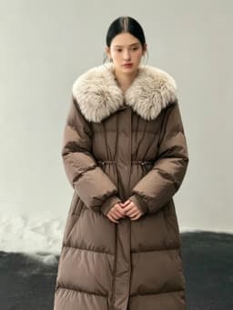 Y2K Korean Style Women Faux Fur Collar Hooded Long Overcoat Winter Vintage Warm CottonPadded Loose Casual Daily Outerwear Jacket
