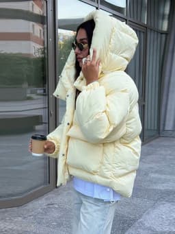 Solid Color Hooded Padded Coats Women Loose Zipper Single-breasted Pockets Thicken Jackets 2026 New Ladies Winter Casual Outwear