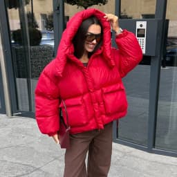 Solid Color Hooded Padded Coats Women Loose Zipper Single-breasted Pockets Thicken Jackets 2026 New Ladies Winter Casual Outwear