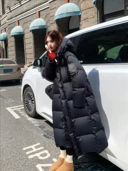 Women Winter Warm Thick Cotton Coat 2025 New Women Mid-Length Cotton Padded Jacket Korean Loose Hooded Parkas Coat Women Outwear
