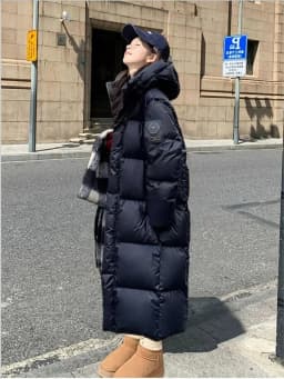 Women Winter Warm Thick Cotton Coat 2025 New Women Mid-Length Cotton Padded Jacket Korean Loose Hooded Parkas Coat Women Outwear