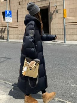 Women Winter Warm Thick Cotton Coat 2025 New Women Mid-Length Cotton Padded Jacket Korean Loose Hooded Parkas Coat Women Outwear