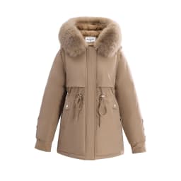 2026 Winter Jacket Coat New Women Parkas Clothes Long Coat Wool Liner Hooded Jacket Fur Collar Thick Warm Snow Female Outerwear