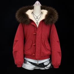 American Vintage Y2K Winter Ladies Faux Fur Parkas Coats Korean Fashion Cotton-padded Jacket Warm Daily Casual Outwear Outer Top