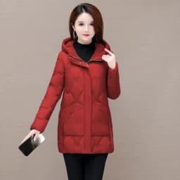 2025 Winter Women Jacket Warm Parkas Female Thicken Coat Cotton Padded Long Hooded Outwear Casual Loose Women Snow Parka Jackets