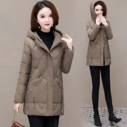 2025 Winter Women Jacket Warm Parkas Female Thicken Coat Cotton Padded Long Hooded Outwear Casual Loose Women Snow Parka Jackets