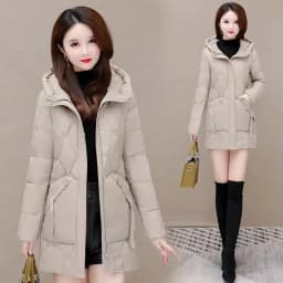2025 Winter Women Jacket Warm Parkas Female Thicken Coat Cotton Padded Long Hooded Outwear Casual Loose Women Snow Parka Jackets