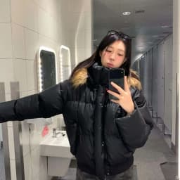 2026 Korean Style Women Soft Faux Fur Turtleneck Parka Winter Warm Cotton Padded Jacket Y2K Vintage Casual Outerwear Tops