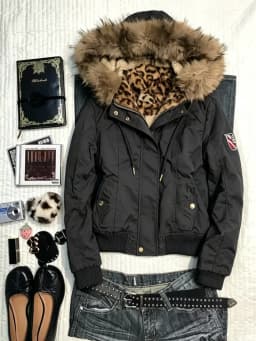 Casual Retro Y2K Aesthetic Women Winter Faux Fur Hood Parka Loose Jacket Warm Streetwear Daily Outdoors Thick Female Winter Coat