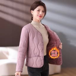 Cotton-Padded Jacket Women Middle-aged Autumn Winter New Plus Velvet Coat Female Thicken Warm Casual Parkas Outerwear Ladies Top