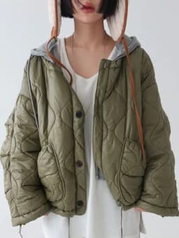 Chic Autumn Winter round Neck Loose Lazy Flight Jacket Cotton Outerwear Women Small Size Age Reduction Top