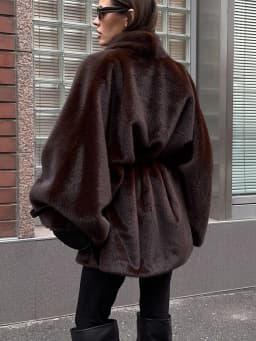 Winter Thicken Warm Furry Luxury Overcoat Women Faux Fur Belts Fur Collar Jacket Female Coat Casual Fluffy Ladies Outwears