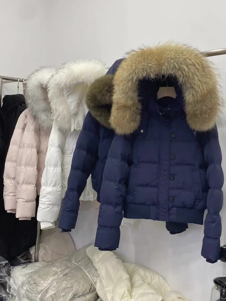 Retro Streetwear Y2K Aesthetic Women Winter Faux Fur Hood Parka Loose Jacket Warm Casual Daily Outdoors Thick Female Winter Coat