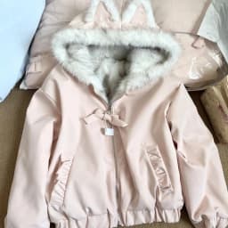 Korean Fashion 2026 Women Y2K American Vintage Faux Fur Collar Harajuku Warm Cotton Padded Outwear Casual Winter Parka Coat ****