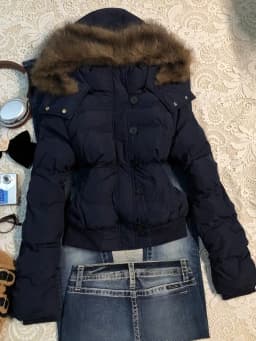 2026 Women Faux Fur Collar Turtleneck Jacket Winter Warm Cotton Padded Parka Korean Fashion Y2K Vintage Casual Outerwear Coat