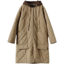 Japanese Style Winter Thickened Lightweight Cotton Jacket Women's Hooded Quilted Mid-Length Coat Artistic Loose Fit Long Sleeve