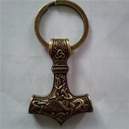 Norse Viking Amulet Scandinavian Mjolnir Pendant Hammer Of Thor Necklace Colar Choker Necklace Women Viking Rune Amulet