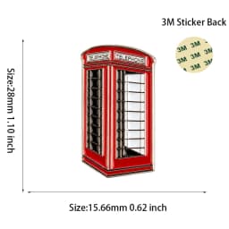 Mobile phone Sticker Badge Metal Pin Broooches Pins