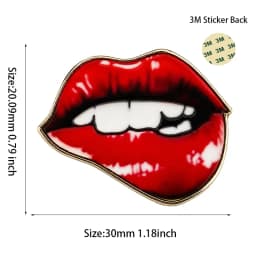 Mobile phone Sticker Badge Metal Pin Broooches Pins