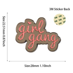 Mobile phone Sticker Badge Metal Pin Broooches Pins