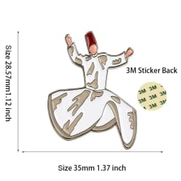 Mobile phone Sticker Badge Metal Pin Broooches Pins