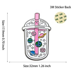 Mobile phone Sticker Badge Metal Pin Broooches Pins