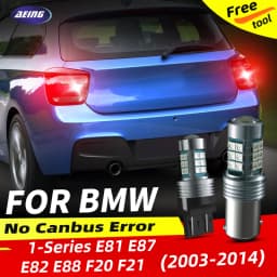 2×LED Brake Stop Lights Blubs Red No Error For BMW 1-Series E81 E87 E82 E88 F20 F21 Coupe Convertible 125i 135i 116i 130i 120d