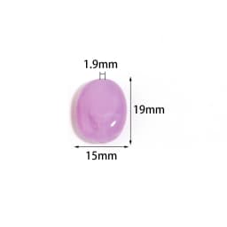 20pcs/lot Imitation Jade Stone Acrylic Beads Dual Color Flat Oval Loose Spacer Beads For DIY Bracelet Phone Chains Accessories