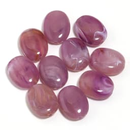 20pcs/lot Imitation Jade Stone Acrylic Beads Dual Color Flat Oval Loose Spacer Beads For DIY Bracelet Phone Chains Accessories
