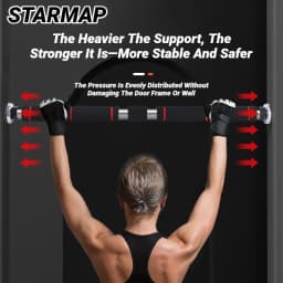 150kg Adjustable Door Horizontal Bars Exercise Home Workout Gym Chin Up Pull Training Bar Sport Fitness Wall Tension Muscle