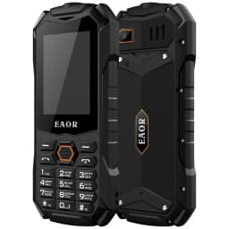 EAOR 2G Slim Rugged Phone IP68 Waterproof Outdoor Keypad Phones 2000mAh Big Battery Dual SIM Feature Phone with Glare Torch