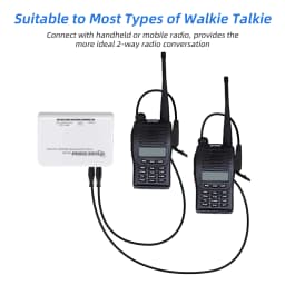 Surecom SR-628 Controller Cross Channel Band Duplex Repeater Controller for Walkie Talkie Two Way Radio with USB Power Cable