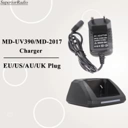 TYT MD-390 MD-2017 Battery Desktop Charger Original for Walkie Talkie RT8 RT81 EU/US/UK Power Adapter Radio Accessories MD-UV390