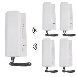 1KM Wireless Intercom System Two Way Telephone Intercom 433MHz Expandable Handsets Interphone for Home Office Warehouse Hotel