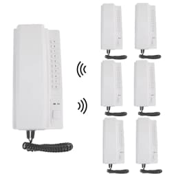 1KM Wireless Intercom System Two Way Telephone Intercom 433MHz Expandable Handsets Interphone for Home Office Warehouse Hotel