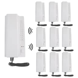 1KM Wireless Intercom System Two Way Telephone Intercom 433MHz Expandable Handsets Interphone for Home Office Warehouse Hotel