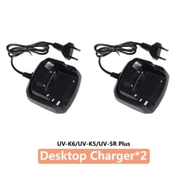 UV-K6 Battery Charger Quansheng UV-K5 Original Desktop Charger C-51 Power Adapter 110-240V Input BPK5 Walkie Talkie Accessories