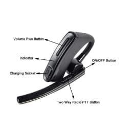 Walkie Talkie Hands-Free PTT Bluetooth Wireless Headset K Type Earphone Two Way Radio Headphone Mic For Baofeng