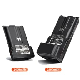 Walkie Talkie Battery 1400/2500mAh DC8.4V Li-ion Battery For QUANSHENG UV-K1 UV-K1(8) Two Way Radios Replacement Accessory