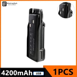 Baofeng UV 82 Li-ion Battery 2800/3800/4200mAh USB Type C BL-8 For UV82 Plus Walkie Talkies UV-8D UV-82WX Ham Radios Camouflage