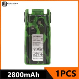 Baofeng UV 82 Li-ion Battery 2800/3800/4200mAh USB Type C BL-8 For UV82 Plus Walkie Talkies UV-8D UV-82WX Ham Radios Camouflage